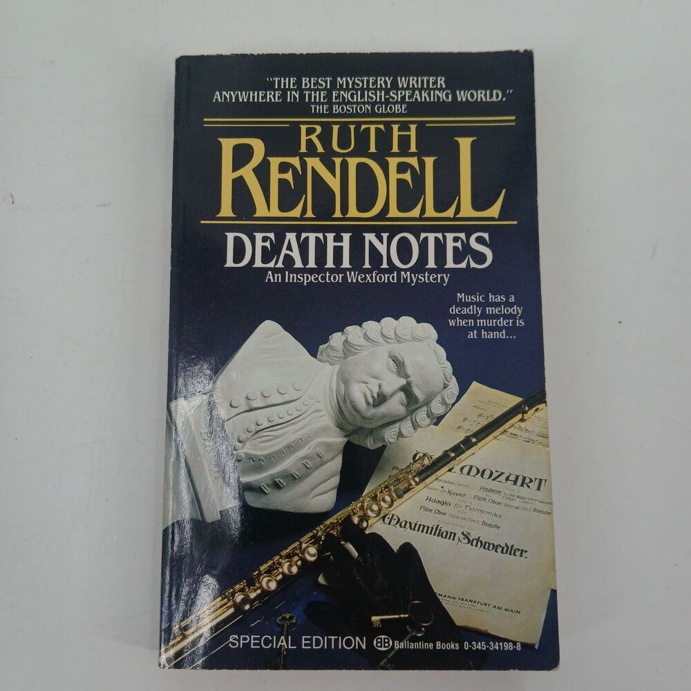 Death Notes by Ruth Rendell Paperback Mystery Crime Fiction Novel